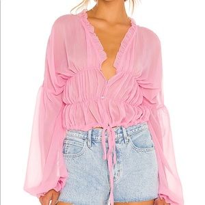 Pink blouse